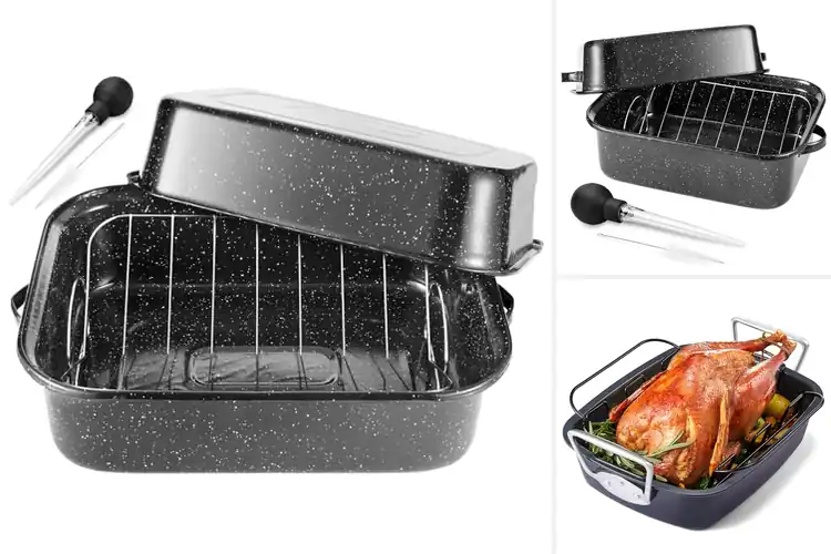 Detailed view of Best 25 Pound Turkey Pan: Top Picks for Effortless Roasting