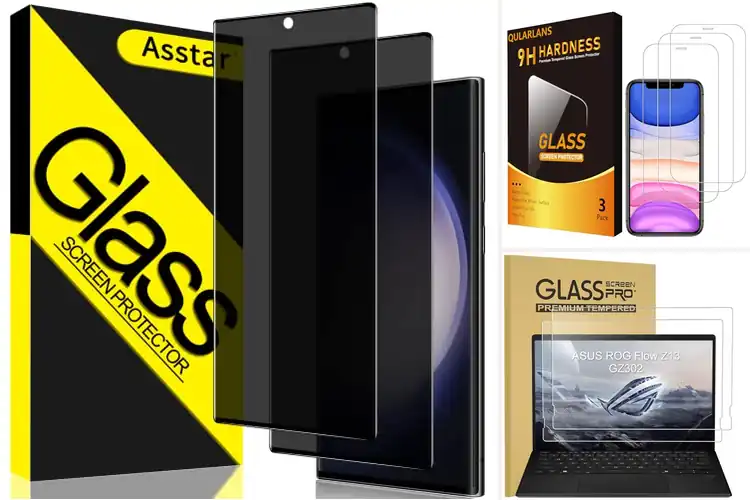 Detailed view of Best 9H Hardness Tempered Glass Screen Protectors