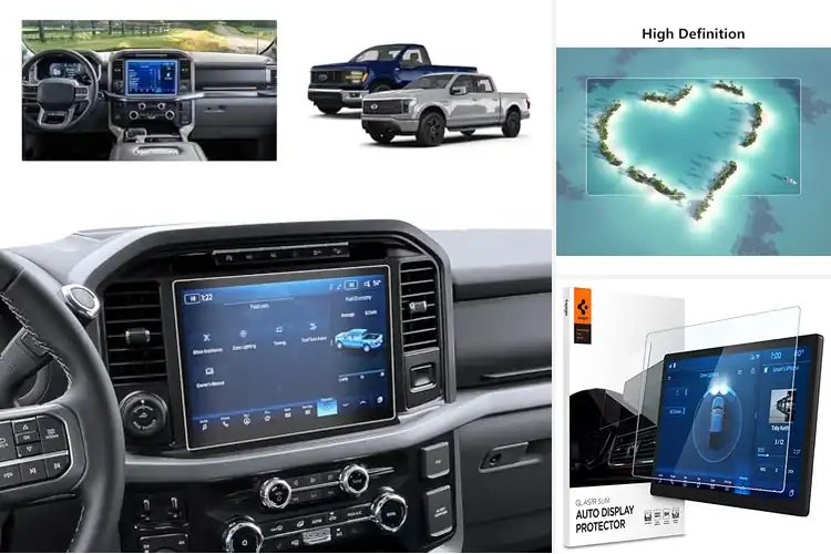 Detailed view of Best 9H Tempered Glass For F-150 12-Inch Touchscreen