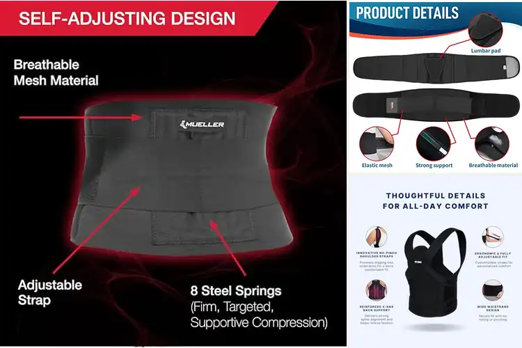 Detailed view of Best Adjustable Back Braces
