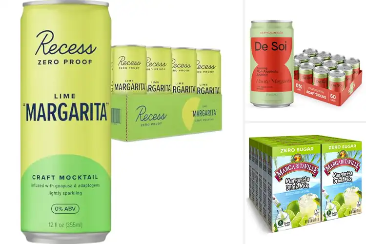 Detailed view of Best Alcohol Free Margarita