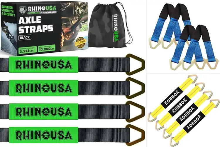 Detailed view of Best Axle Straps
