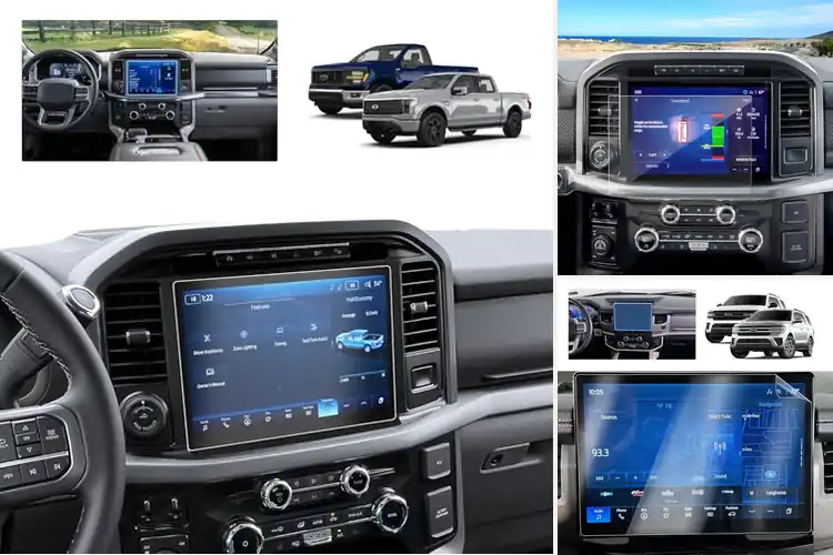 Detailed view of Best Bubble-Free Installation F150 Screen Protector