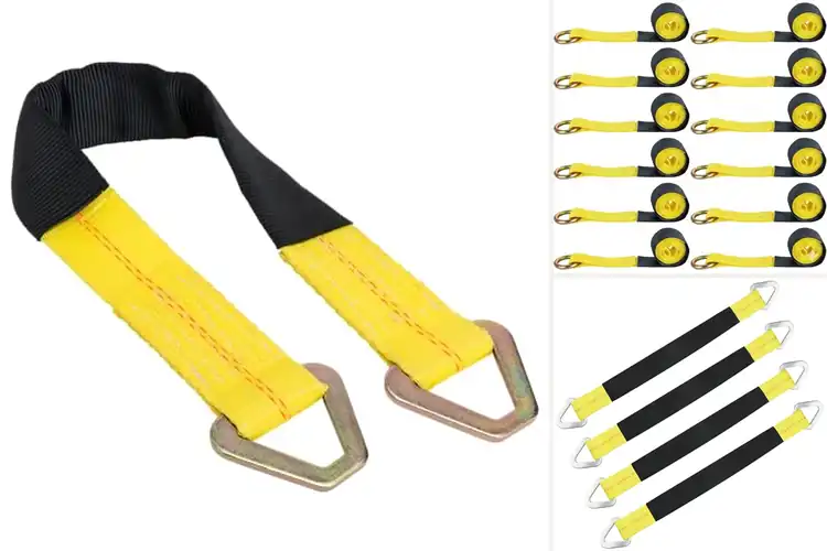 Detailed view of Best D-Ring Straps for Heavy-Duty Towing & Secure Hauling
