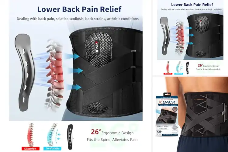 Detailed view of Best Dual X-Back Braces