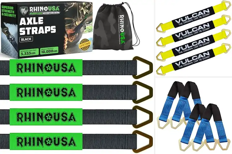 Detailed view of Best Durability Axle Straps: Secure Your Load
