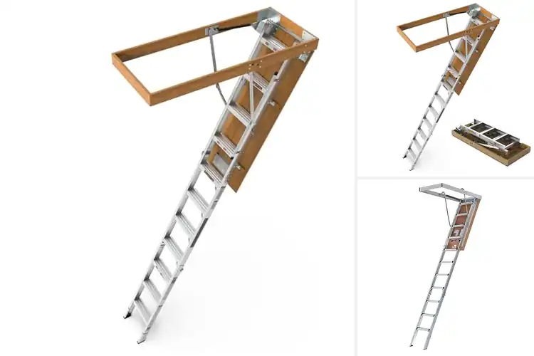 Detailed view of Best Easy Install Attic Ladders