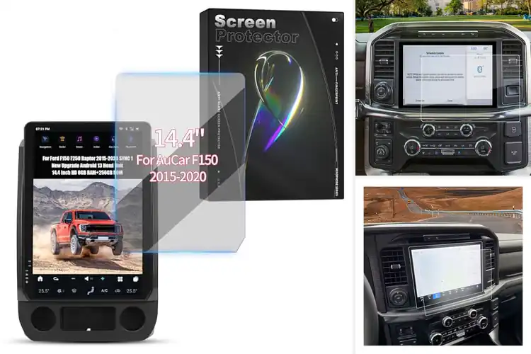 Detailed view of Best Fingerprint Resistant F150 Touchscreen Shield