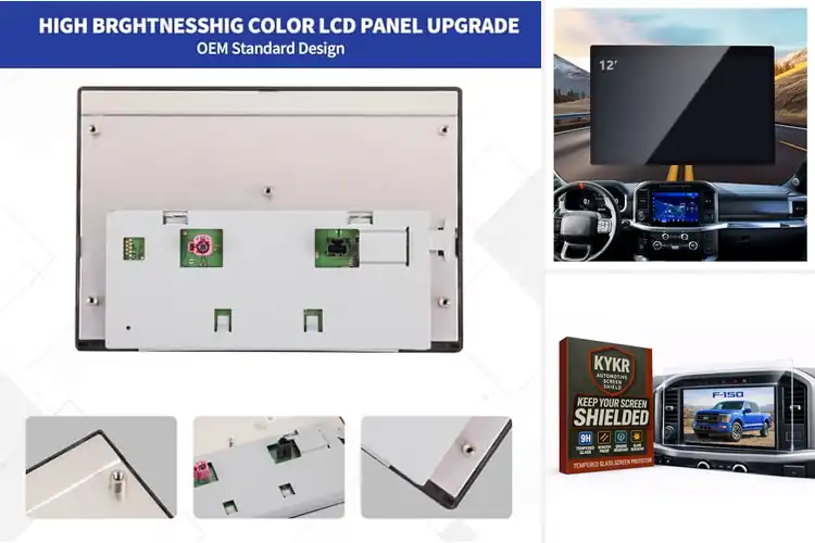 Detailed view of Best Fit For Ford F-150 12-Inch SYNC 4 Display