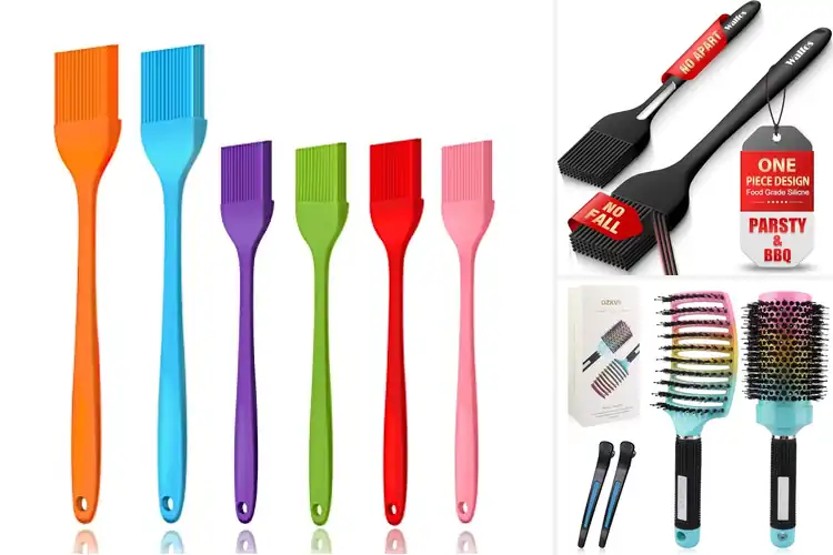 Detailed view of Best Heat Resistant Brush Sets