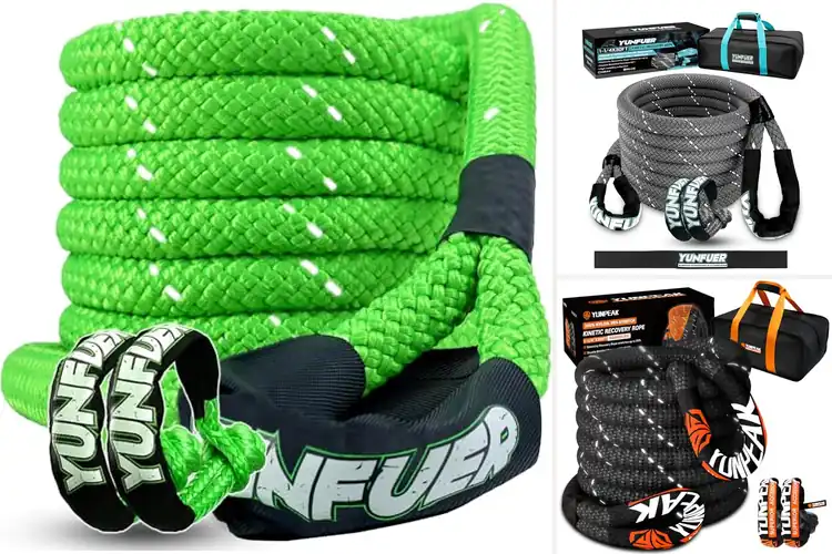 Detailed view of Best Heavy-Duty Kinetic Recovery Rope Kit