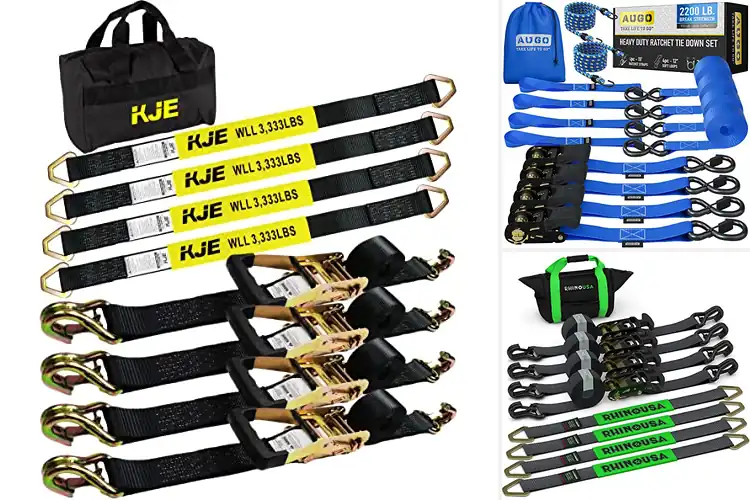 Detailed view of Best Heavy Duty Tie-Down Straps for Ultimate Cargo Security