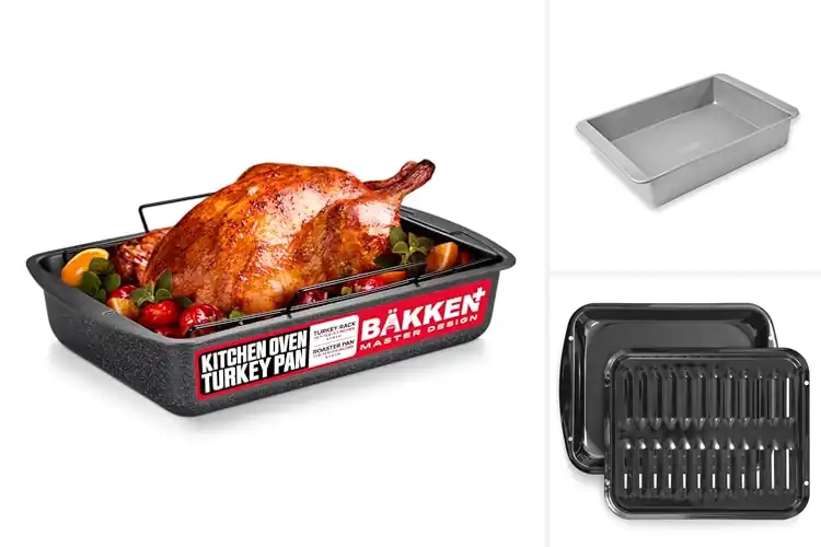 Detailed view of Best High Heat Roasting Pan 450°F