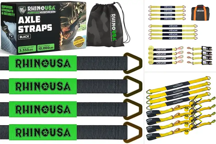 Detailed view of Best How To Use Tie Down Straps Around Axle