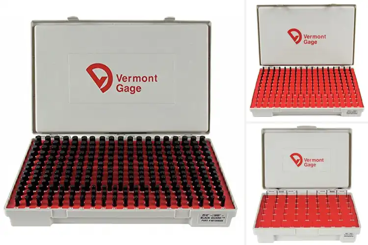 Detailed view of Best Industrial Pin Gage Set Black