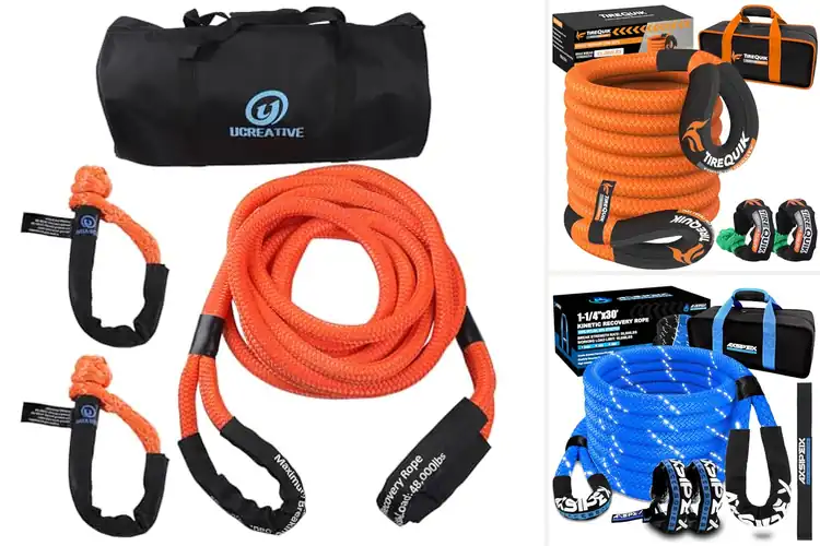 Detailed view of Best Kinetic Tow Ropes: Top Picks for Off-Road Recovery