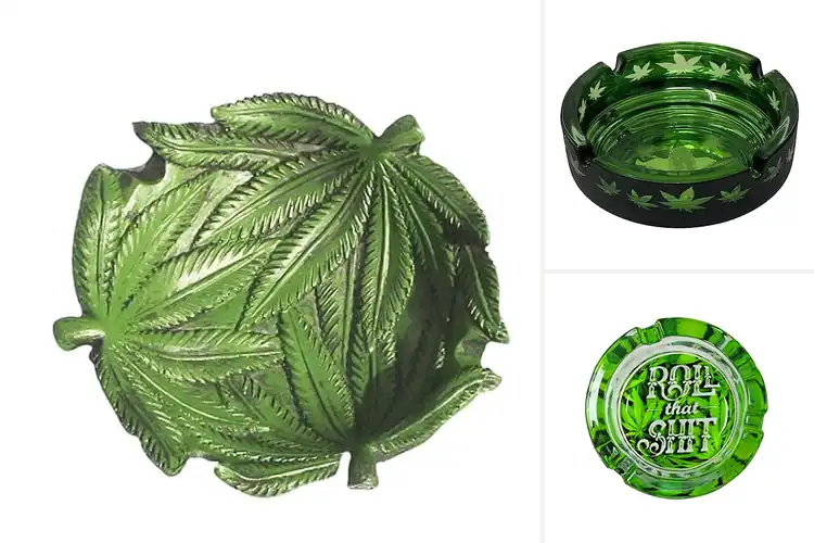 Detailed view of Best Leaf Design Ashtrays