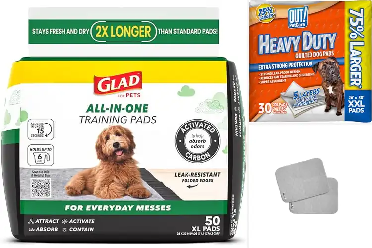 Detailed view of Best One Two Punch Dog Pads: Leak-Proof & Odor-Free Solution