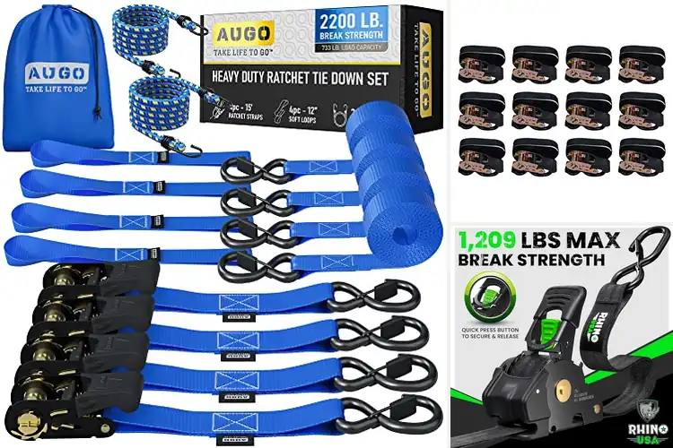 Detailed view of Best Ratchet Tie Down Straps – Secure Cargo Safely & Easily
