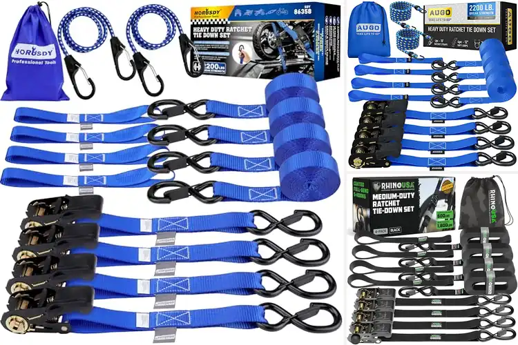 Detailed view of Best Safety Tie-Down Straps: Top 10 for Secure Cargo