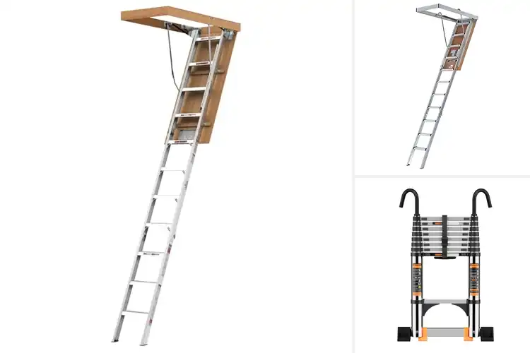 Detailed view of Best Stable Attic Ladders