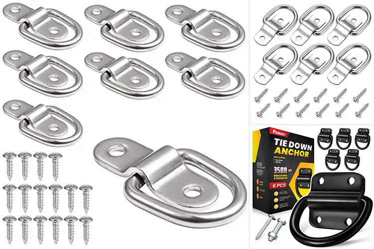 Detailed view of Best Steel D Ring Tie Down Anchors